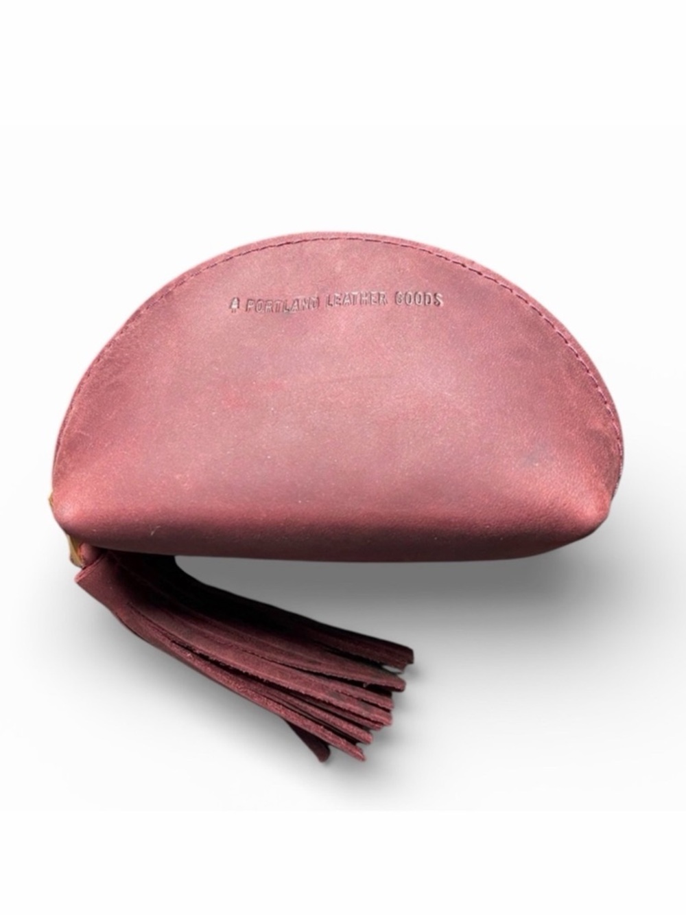 PORTLAND LEATHER Taco Pouch Merlot
